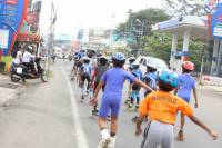 Roller Skating Half Marathon Rally - Ernakulam to Aluva 2.10.2012  &raquo; Click to zoom ->