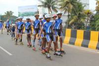 Roller Skating Half Marathon Rally - Ernakulam to Aluva 2.10.2012  &raquo; Click to zoom ->